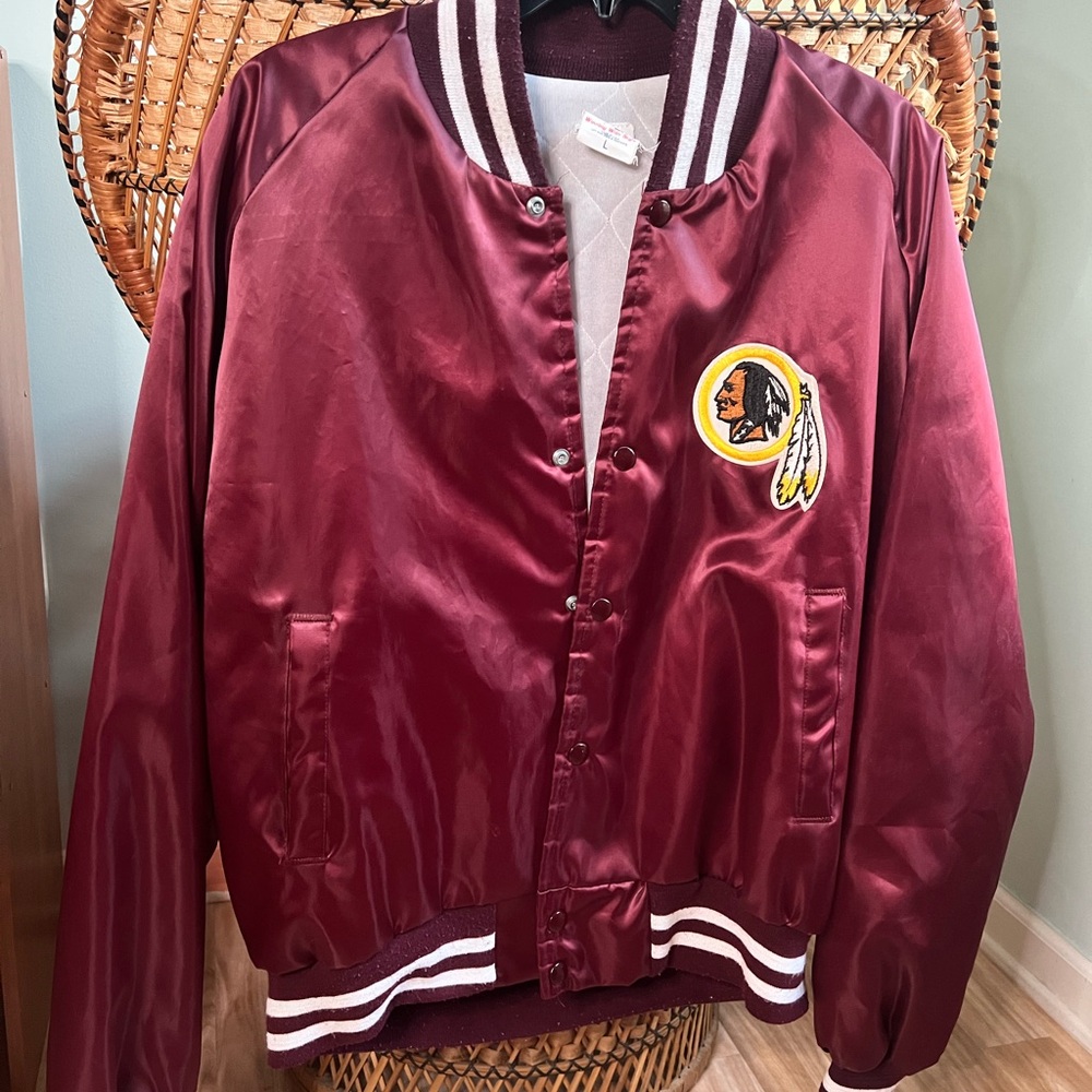 Vintage Chalk Line Redskins Bomber Jacket - Size Large